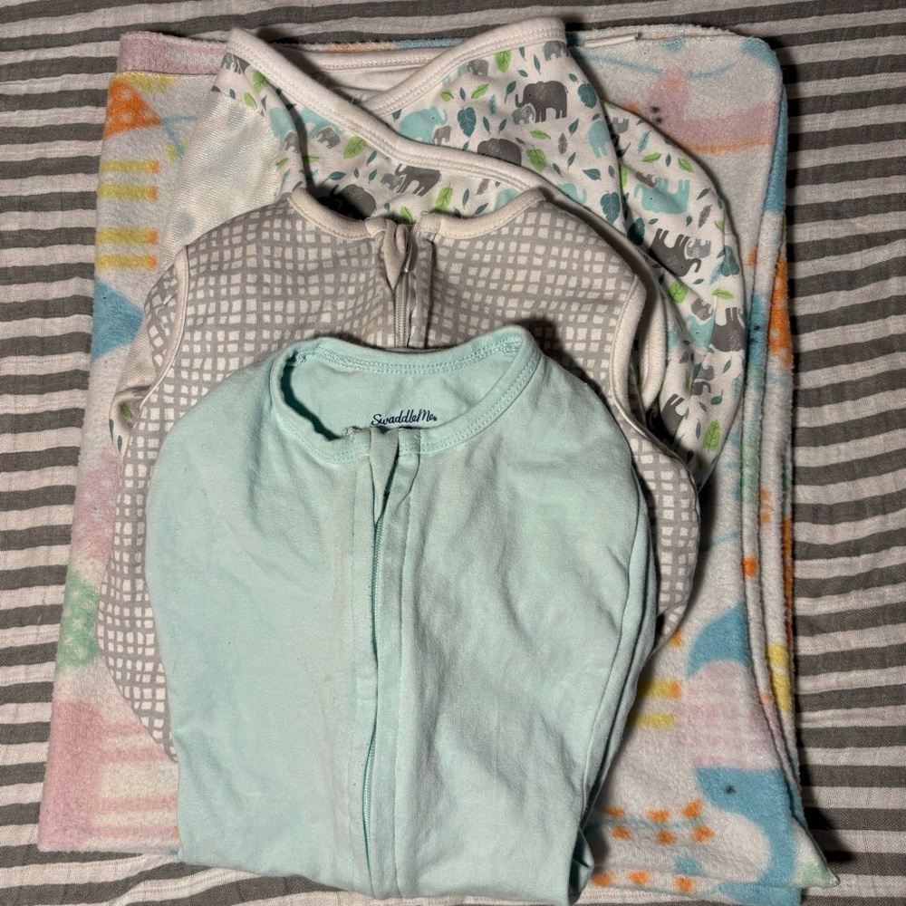 3PACK Swaddle Bundle & FREE Blanket